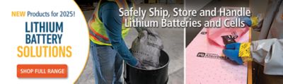 LITHIUM BATTERY STORAGE & HANDLING SOLUTIONS. NEW FOR 2025!