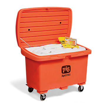 PIG® Oil-Only Spill Kit in High-Visibility Storage Chest
