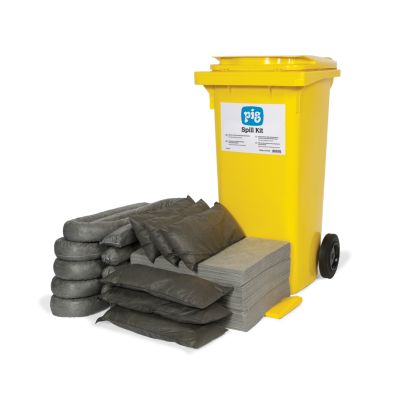 PIG® Essentials Wheeled Container Universal Spill Kit