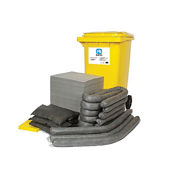 PIG® Essentials Wheeled Container Universal Spill Kit