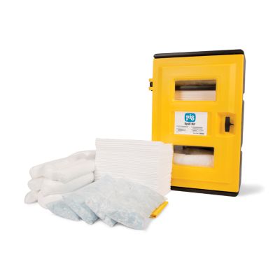 PIG® Essentials Weatherproof Cabinet Oil-Only Spill Kit