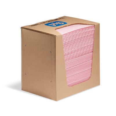PIG® HazMat Chemical Absorbent Mat Pad in Dispenser Box
