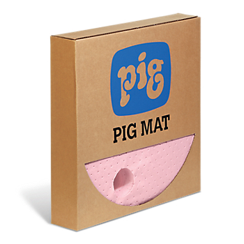 PIG® HazMat Chemical Barrel Top Absorbent Mat