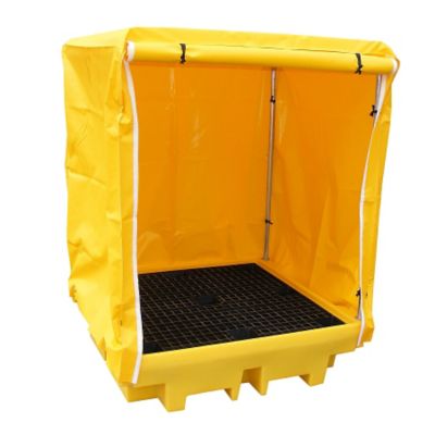 PIG® Essentials 4-Drum Covered Containment Pallet