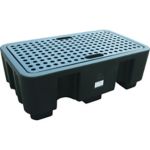 PIG® Essentials 2-Drum Poly Containment Pallet