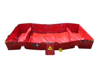 Collapsible Spill Bund for Railtracks