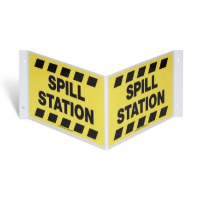 Spill Station Sign