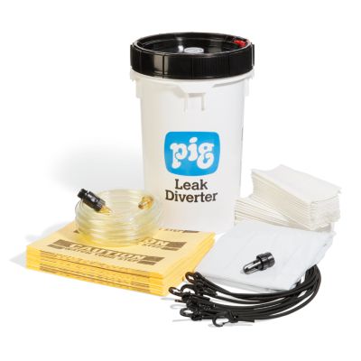 PIG® Leak Diverter Bucket Kit for Roofs