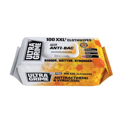 UltraGrime® Pro Clothwipes: Anti-Bac